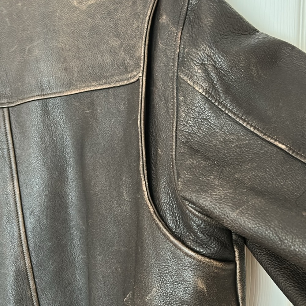 Vintage Wilsons Leather Brown Leather Jacket XL Thinsulate Removable Lining - Picture 13 of 16